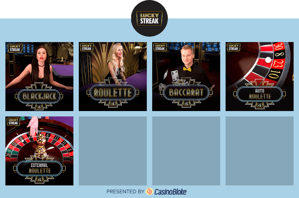 Selection of best Lucky Streak casino titles